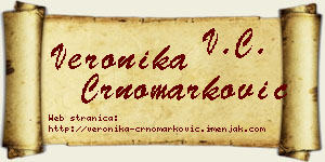 Veronika Crnomarković vizit kartica